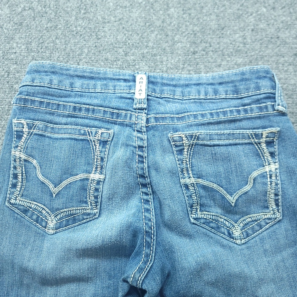 Ariat Real Charlotte Wide Leg Jeans Girls 16 Chill Blue AW5705B Western Denim